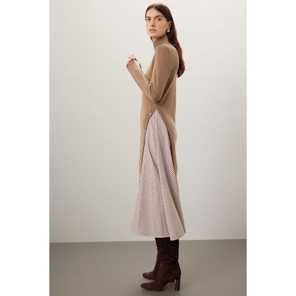 NAADAM Asymmetrical Turtleneck Dress 🗃️ - Picture 4 of 11